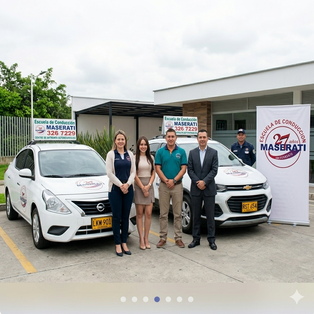 Equipo de la escuela Maserati
